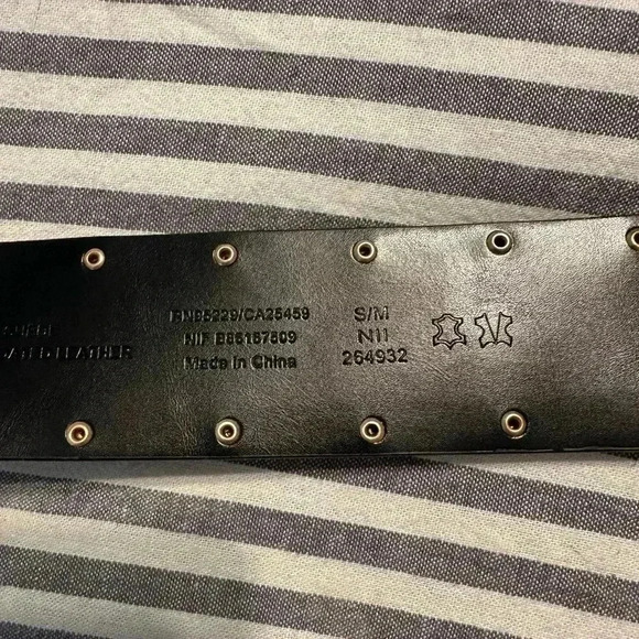 Tom Ford Bovine Leather and Suede Belt S/M